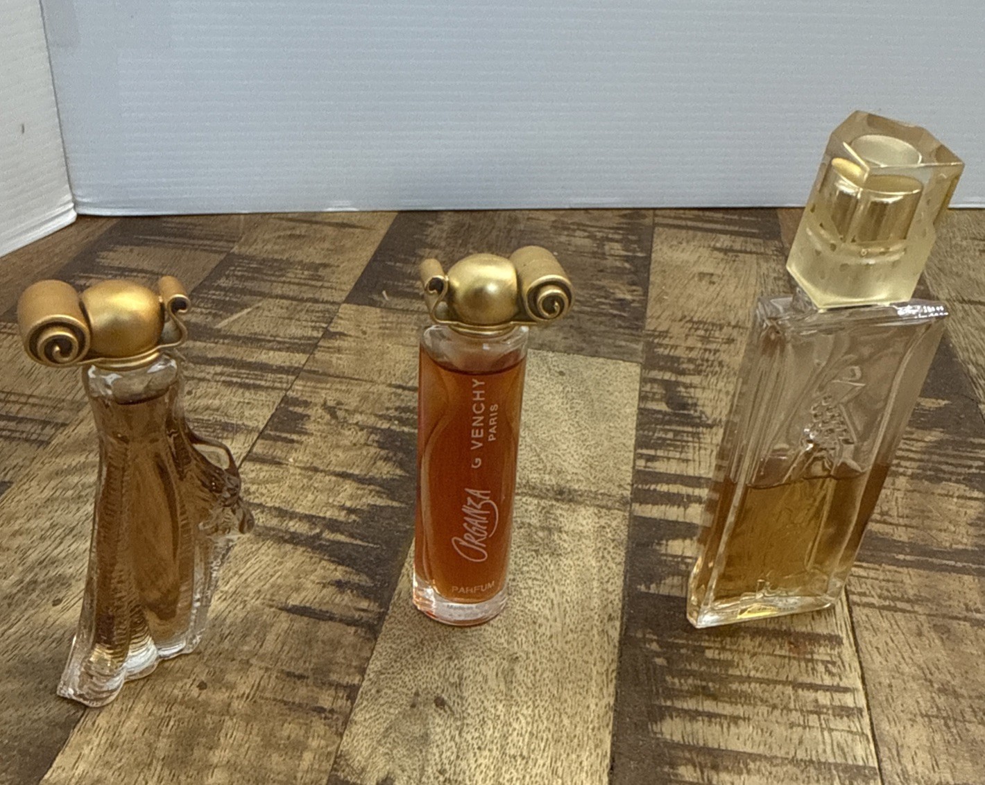 Vintage Givenchy Designer Perfumes Organza Organza Indecence Hot Couture .5 Oz