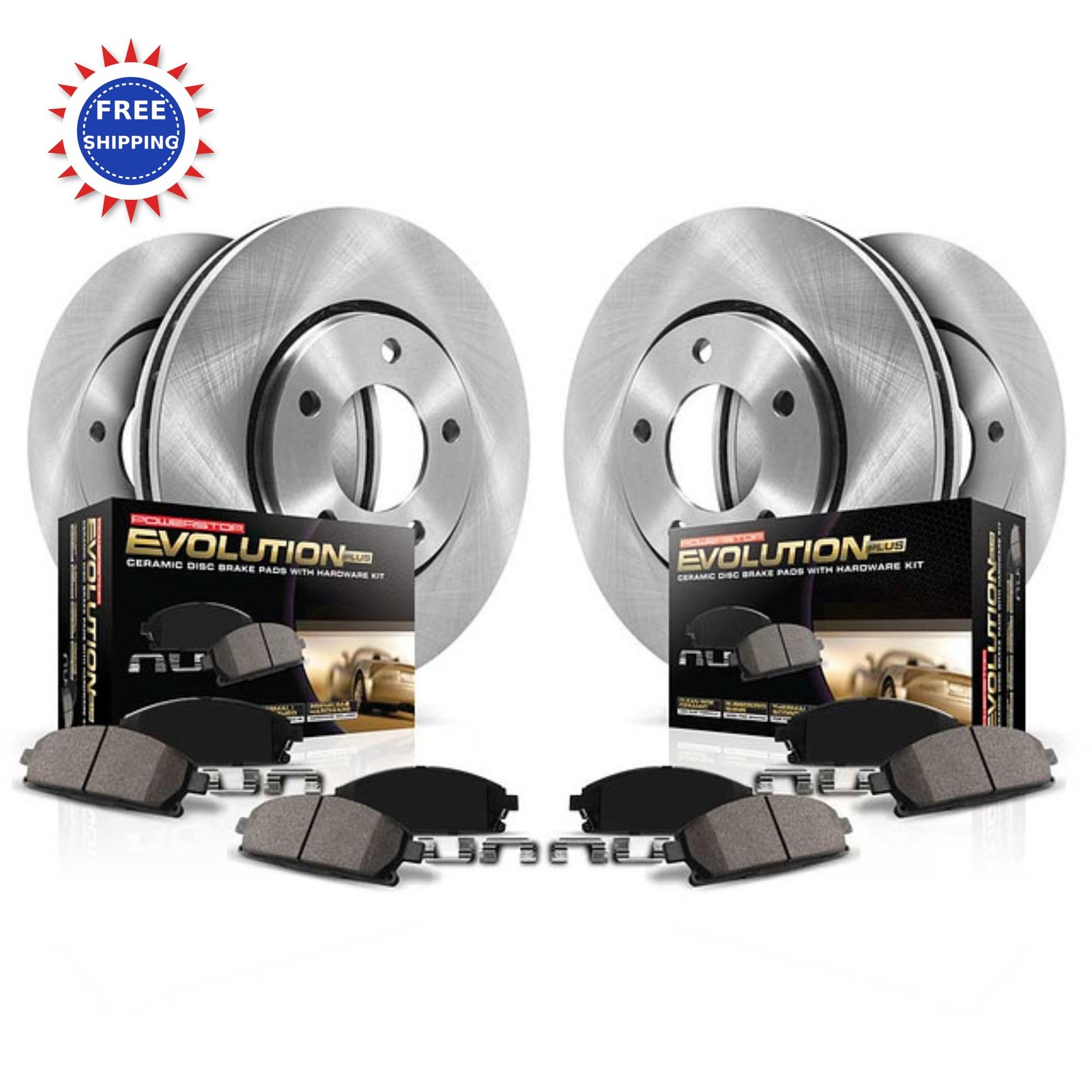Brake Kit Front Rear for Nissan Altima 2013-2024 Disc Rotors Ceramic Pads