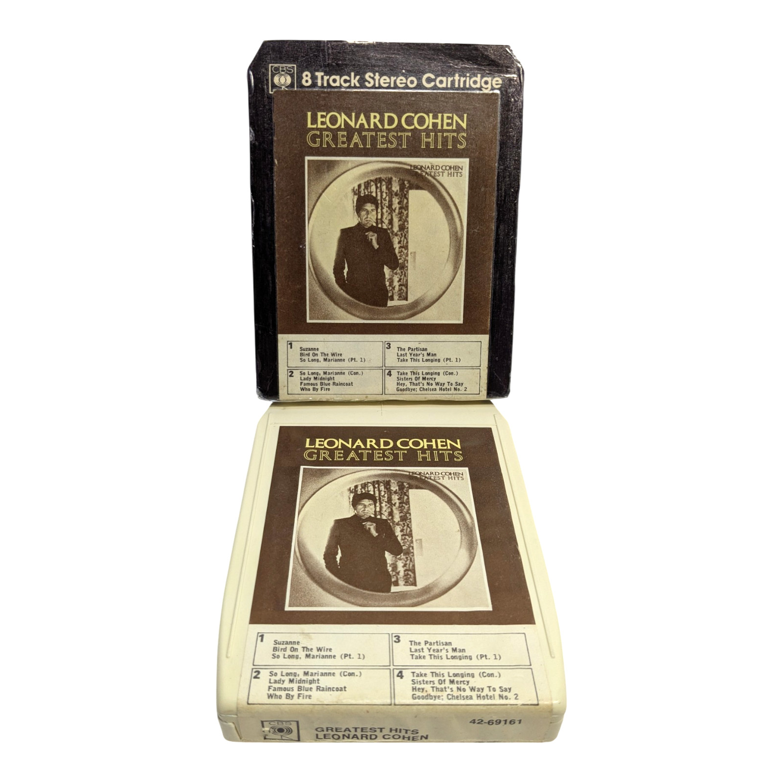 NEW PADS&SPLICE! LEONARD COHEN Greatest Hits BOXED 1975 A- 8-track cartridge