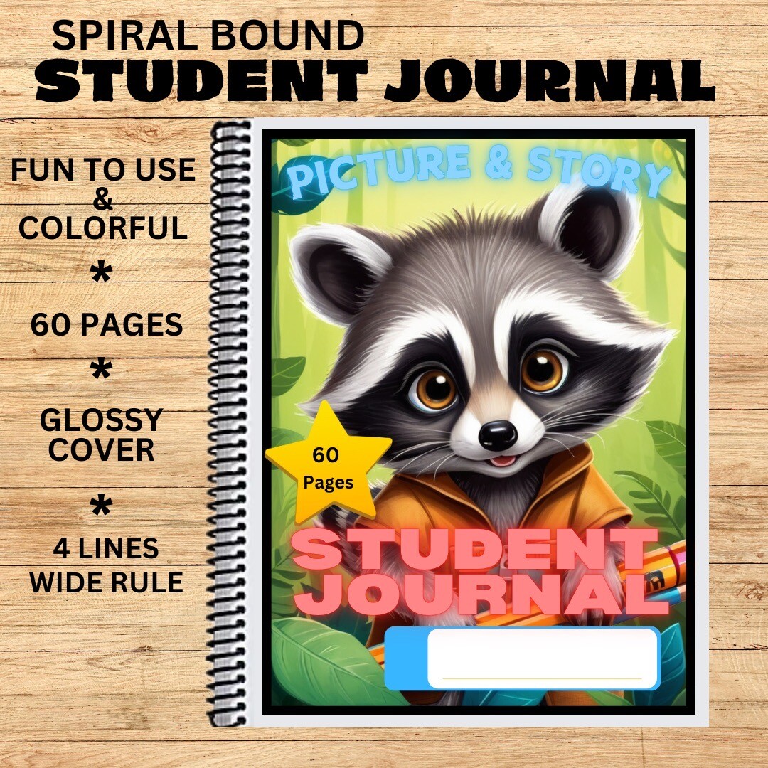 Story Journals - Wide Rule - Student Journal  #JS9