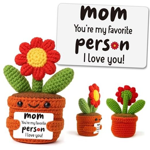 Mini Mom Birthday Gifts from Daughter Son, Handmade Cute I Love You 