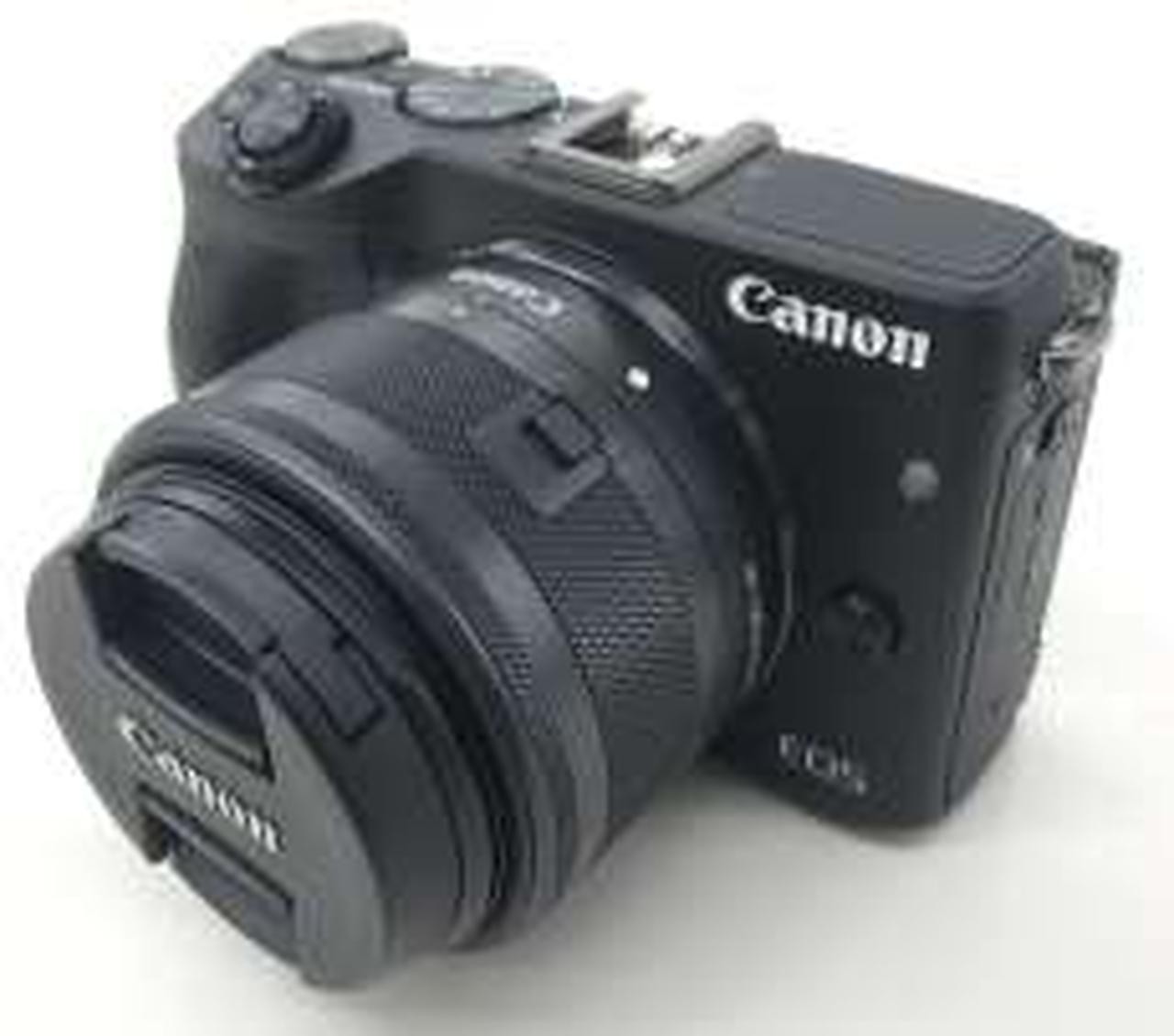 Canon EOS M3 Mirrorless Camera Kit with 18-55mm Lens, Used From Japan