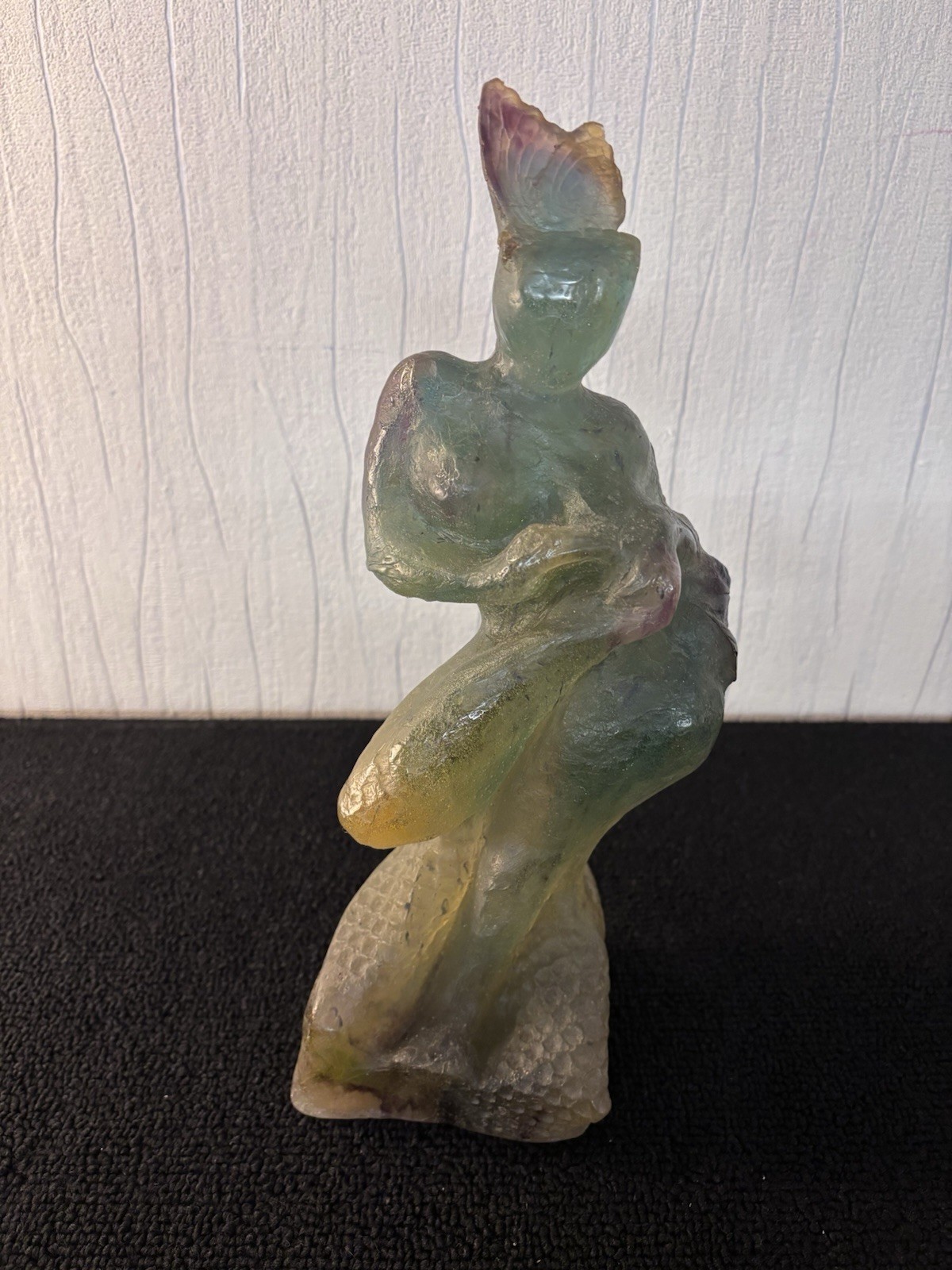 Hybrid Sculpture Dominique Le Roy De La Chohnière Glass Paste From Daum