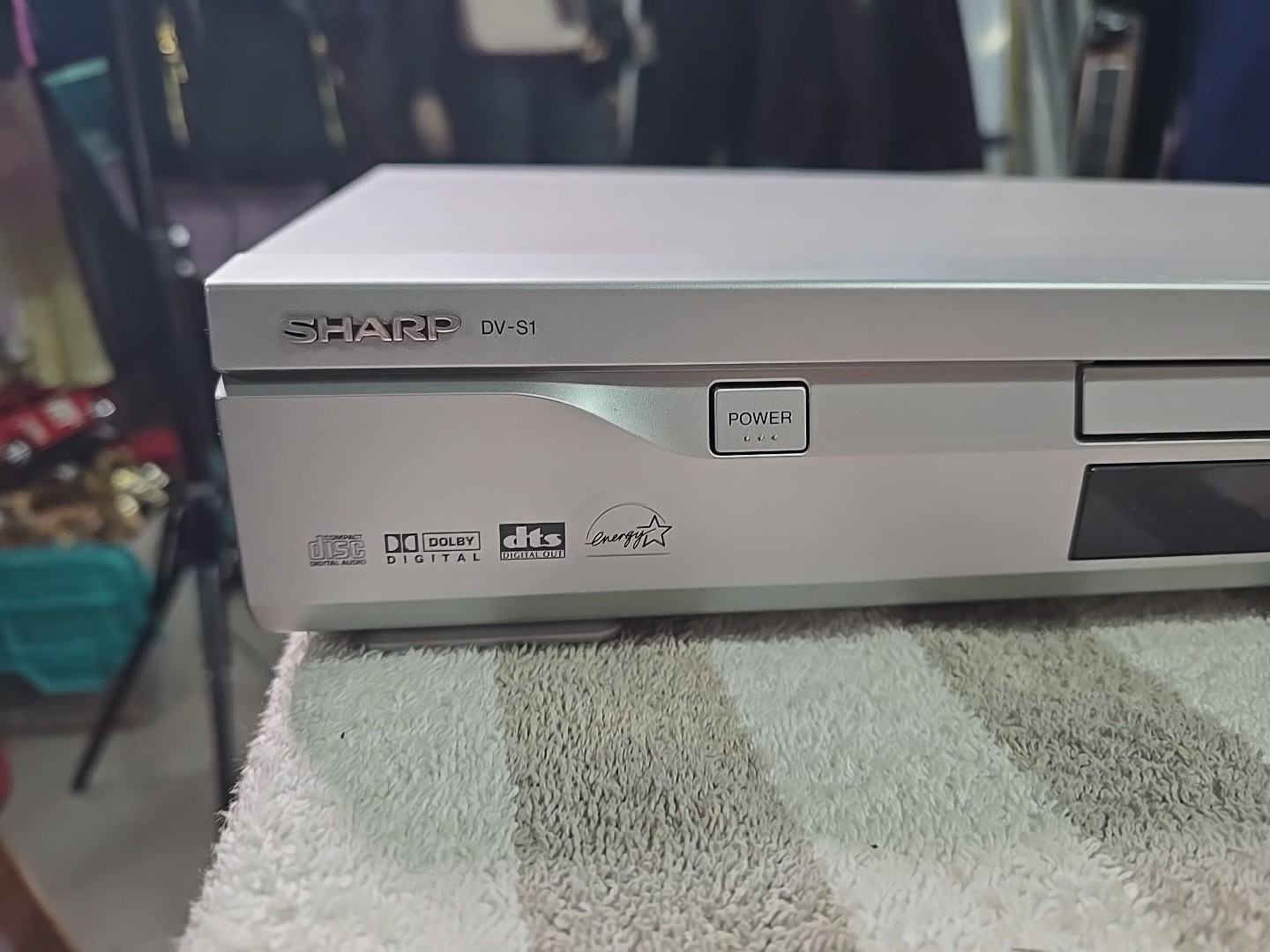 Sharp DVD/CD Combo Player  DV-S1 Tested Works No Remote