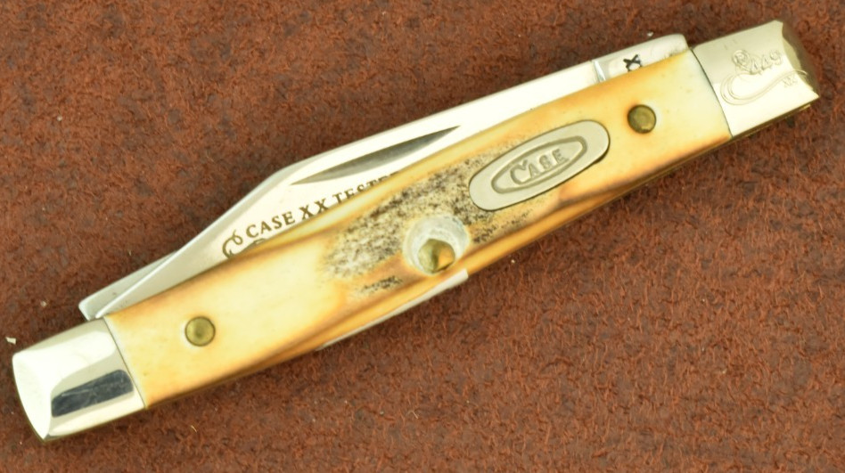 CASE XX USA CENTENNIAL 1889-1989 TOASTED STAG PEN KNIFE 5233 SS NICE (32128)