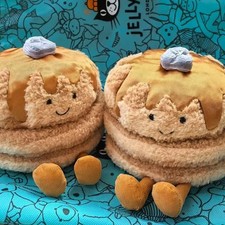 Jelly Amuseables Fran Pancakes Soft Plush Stuffed Toy Cat New Christmas Gifts