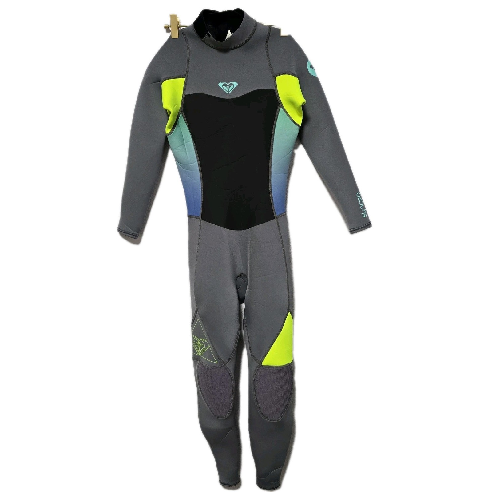 NEW Roxy Womens Full Wetsuit Size 2 Syncro 3/2