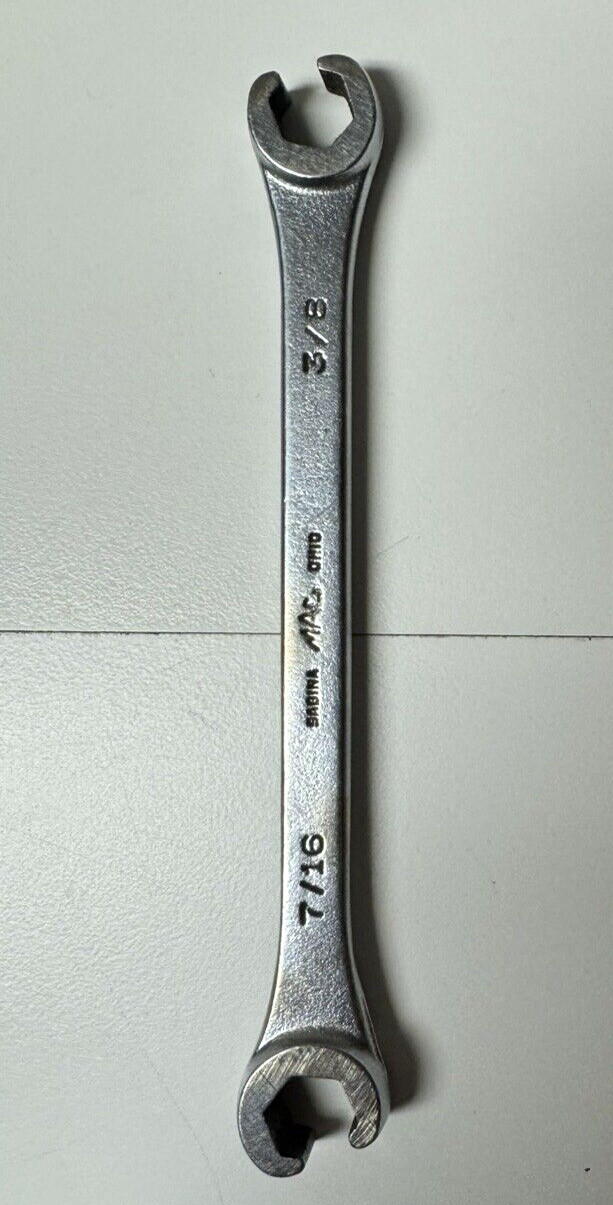 MAC Hand Tools Sabina USA 3/8" x 7/16" Open End Flare Nut Line Wrench OB1214