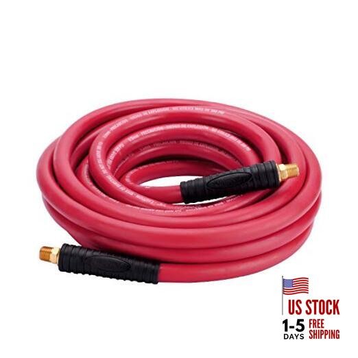  Air Compressor Hose, EPDM Rubber Material, Oil Resistance, Ozone 25 Feet