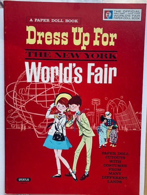 Vintage Spertus NEW YORK WORLD'S FAIR Paper Dolls 1963 Uncut/Excellent!