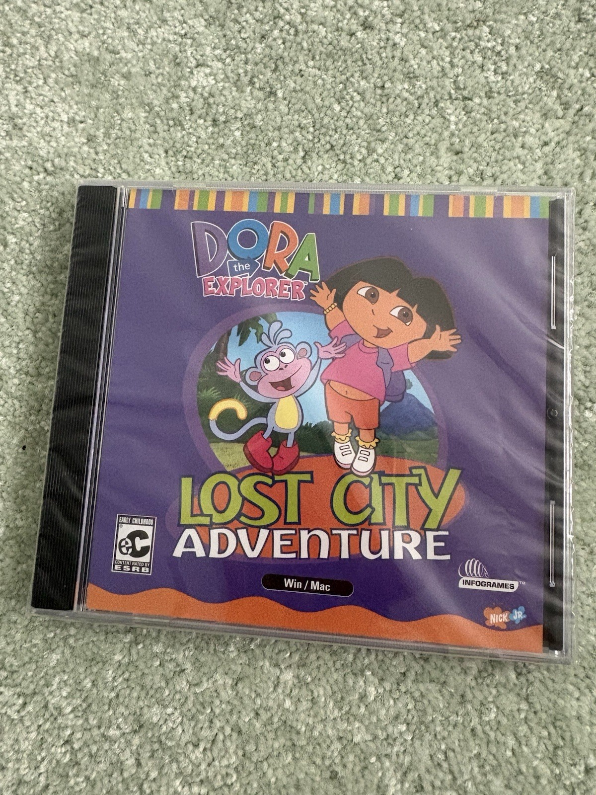 New Sealed Dora The Explorer Lost City Adventure CD Rom For Win/ Mac 