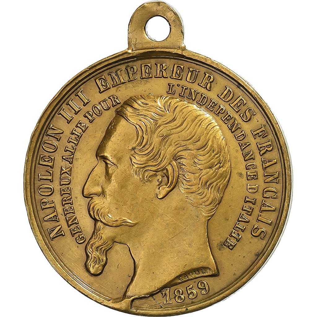 [#1503628] France, Token, Alliance Franco-sarde pour l'Indépendance Italienne, 1