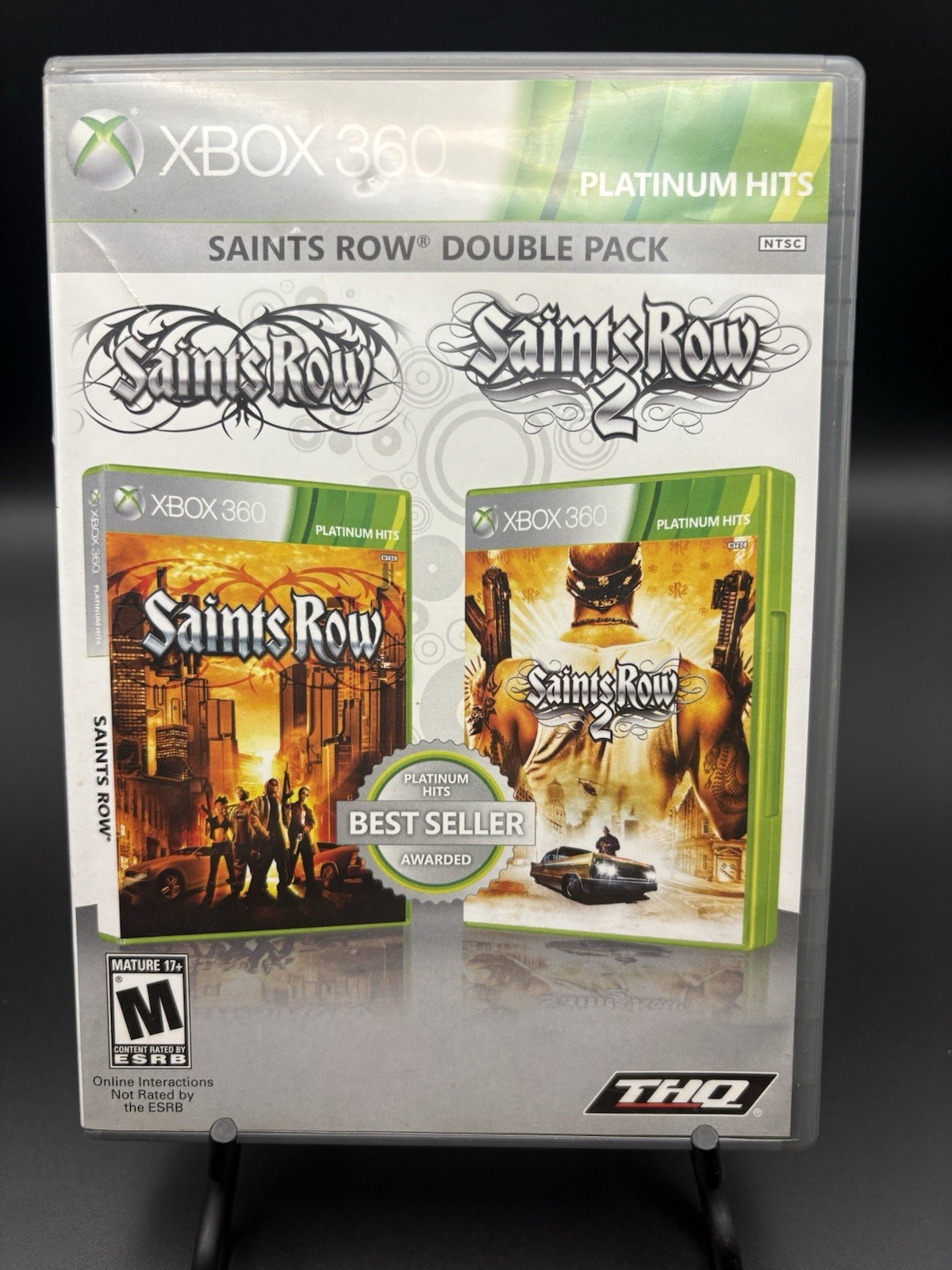 Saints Row: Double Pack (Microsoft Xbox 360, 2010) CIB Perfect Discs
