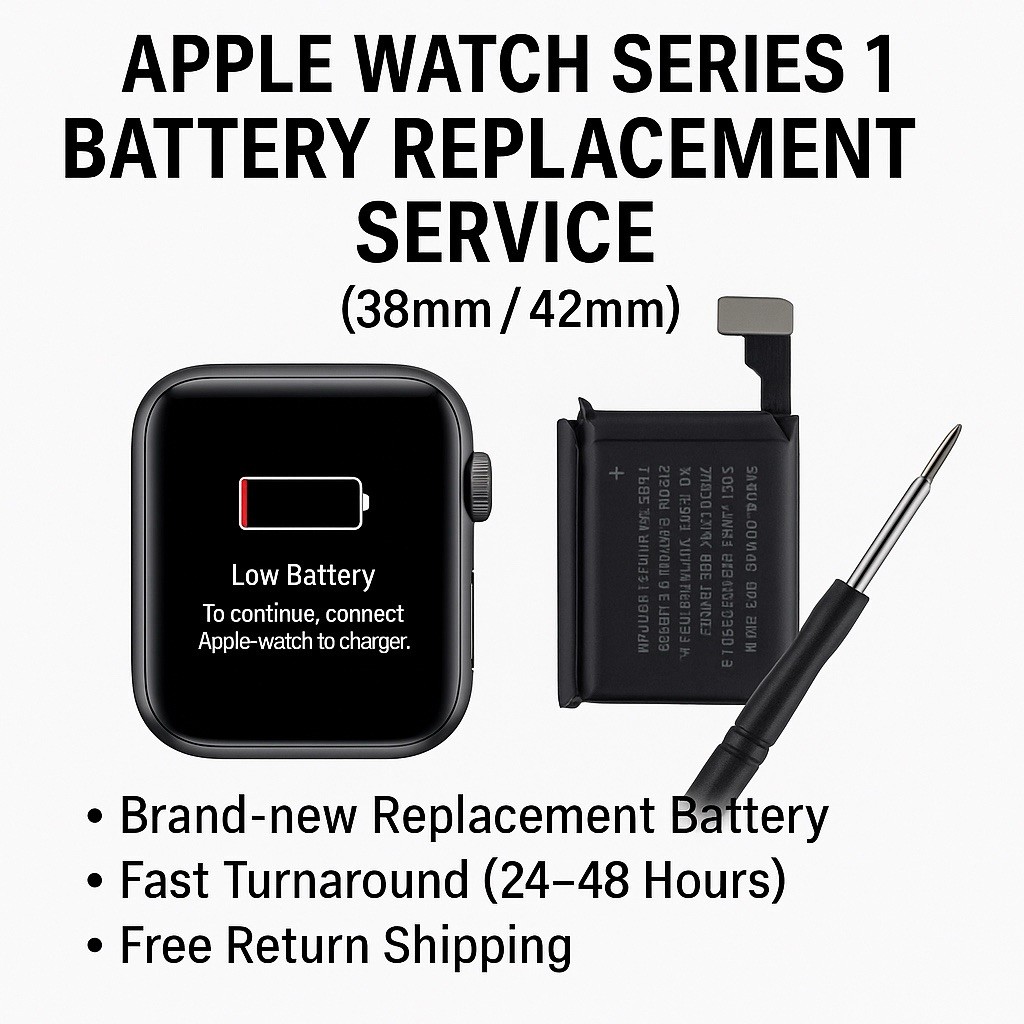 Apple Watch Series 1 Battery Replacement Repair Service 38 Mm 42mm