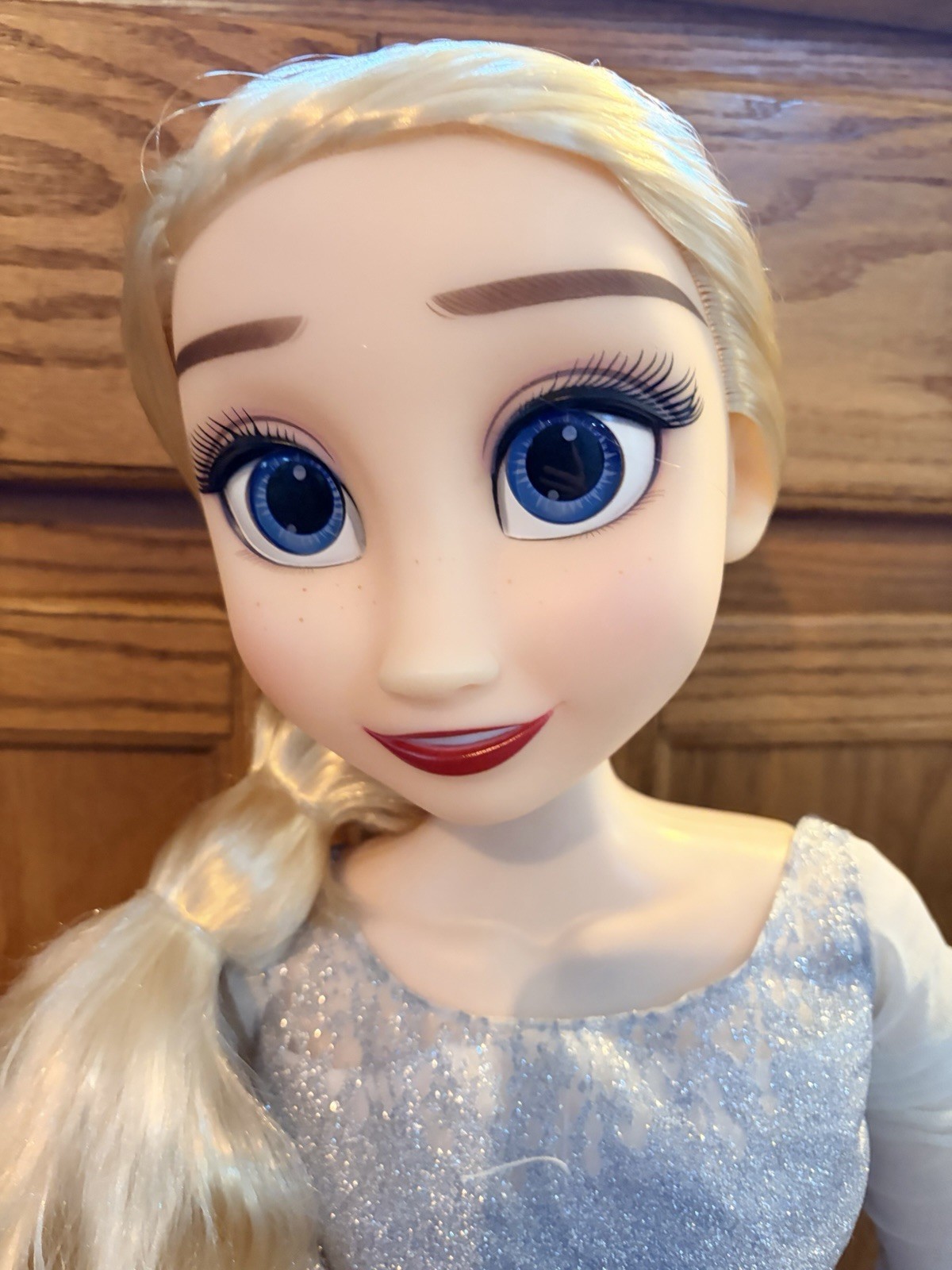 Disney Frozen Elsa My Size Doll 32” Talking & Lights Up Poseable Ice Powers