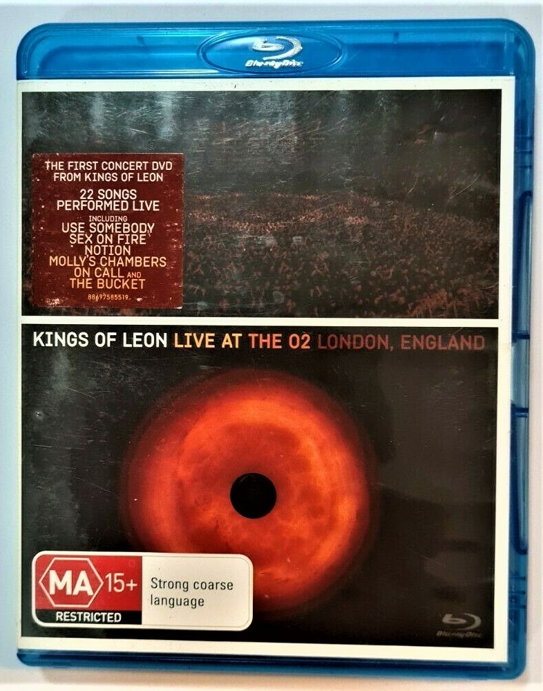 KINGS OF LEON LIVE AT THE 02 LONDON ENGLAND Blue-ray Disc 