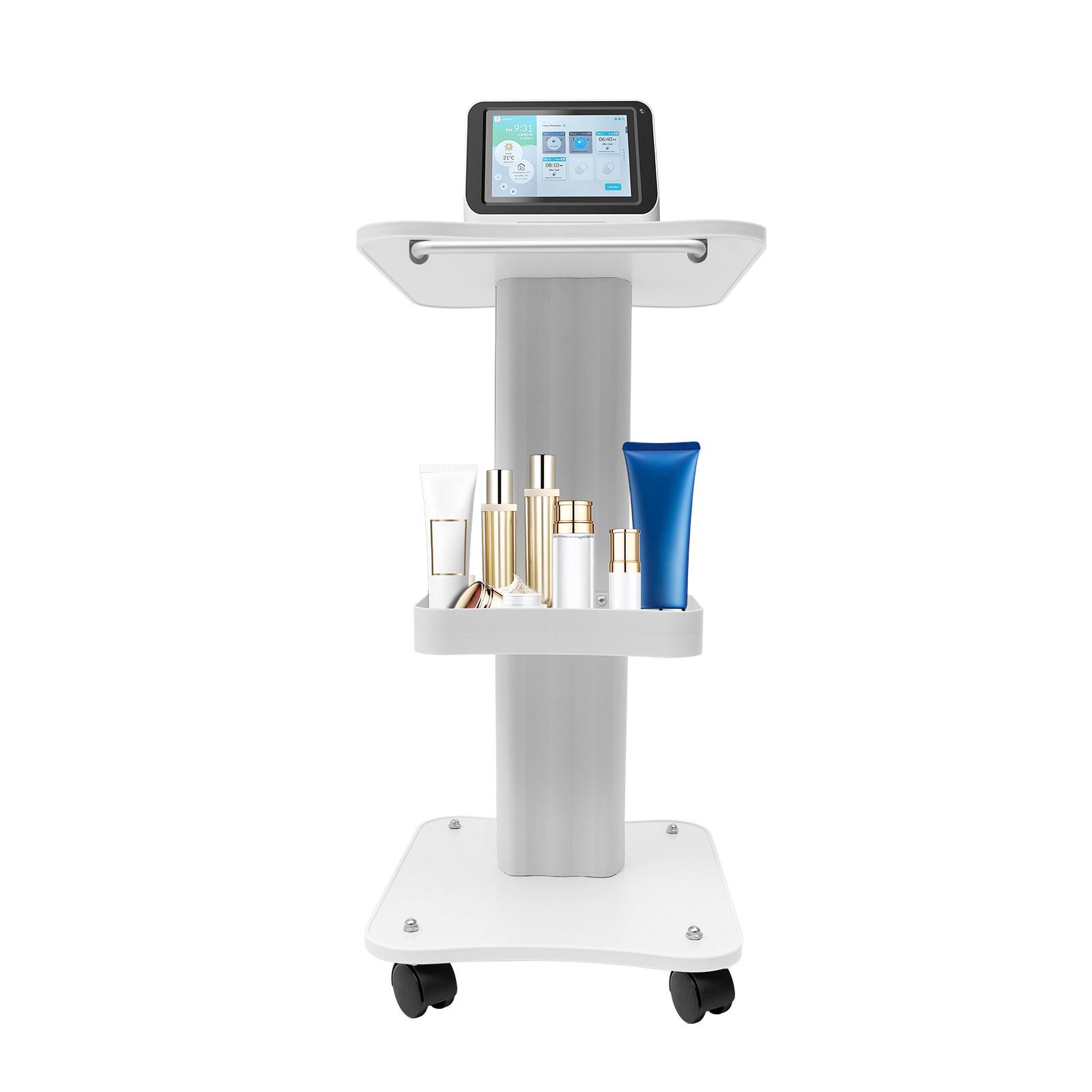 Salon Trolley Stand For Cavitation RF Beauty Machine Assembled Rolling Cart SPA