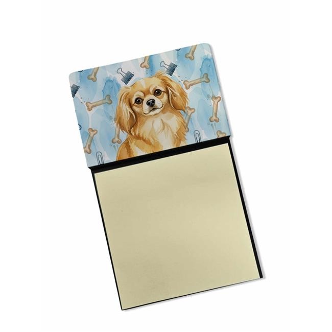 Carolines Treasures DAC9502SN 5.25 x 3.25 in. Gold Tibetan Spaniel Coworker W...