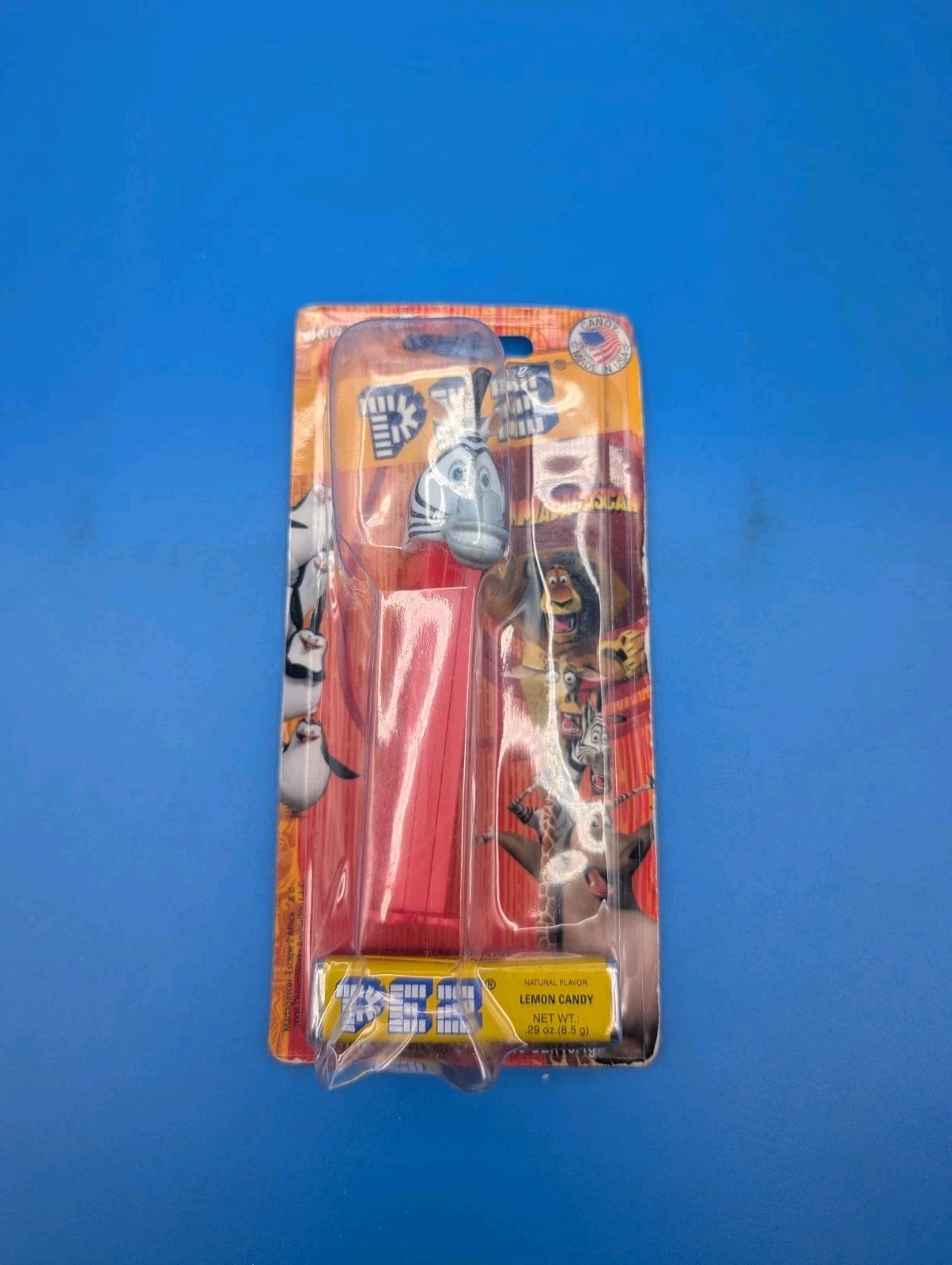 Madagascar Marty The Zebra Pez Dispenser Damaged Packaging SKU:A