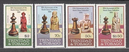 Trinidad And Tobago - Yvert Mail 499/502 ** Mnh Chess
