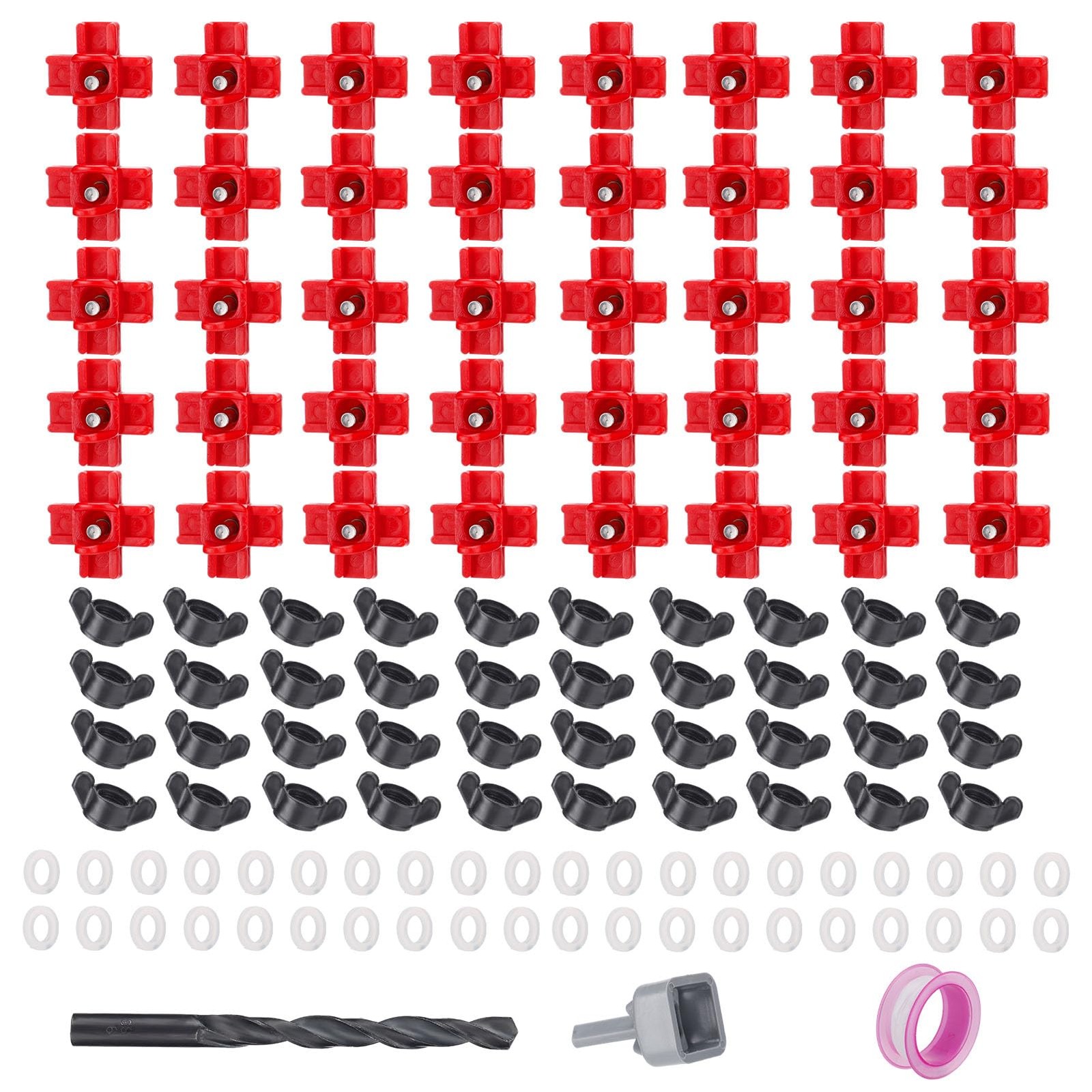 40 Pack Horizontal Chicken Nipples Waterer - Automatic Chicken Water Feeder, ...