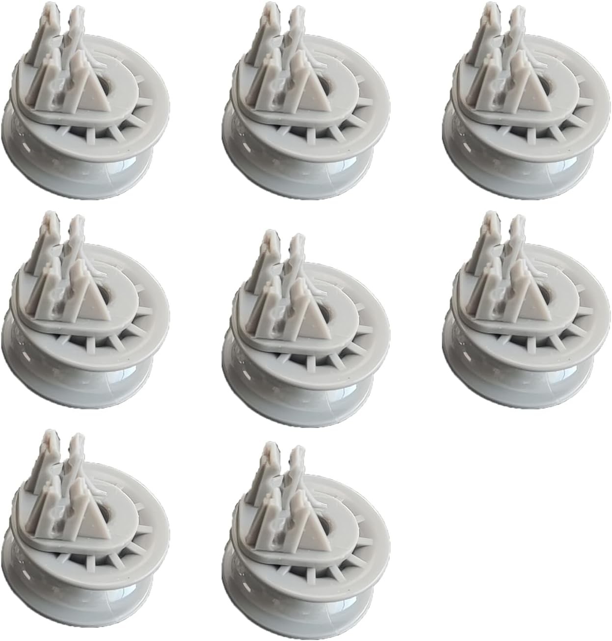 DD61-00222A(8-Pack) Dishwasher Middle Rack Track Wheels Replacement for Samsung