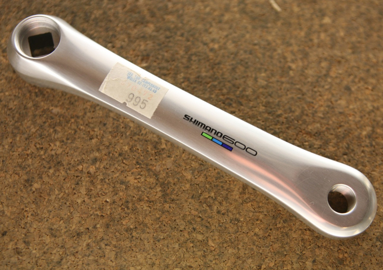 Vintage NOS NEW Shimano 600 Tricolore FC-6400 crank cranks chainset arm