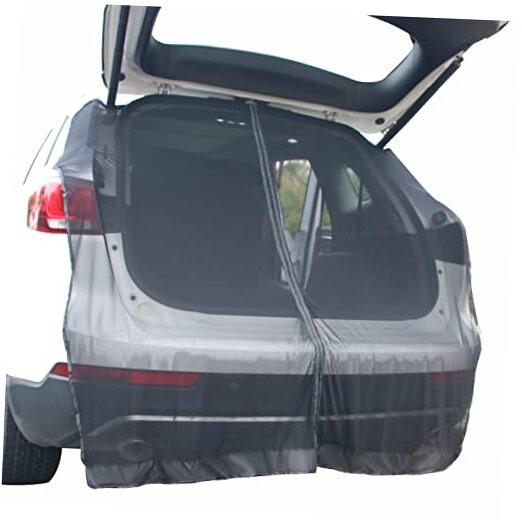 Car Tailgate Mesh Screen for SUV Van, Breathable Magnetic Car Screen for Tail 