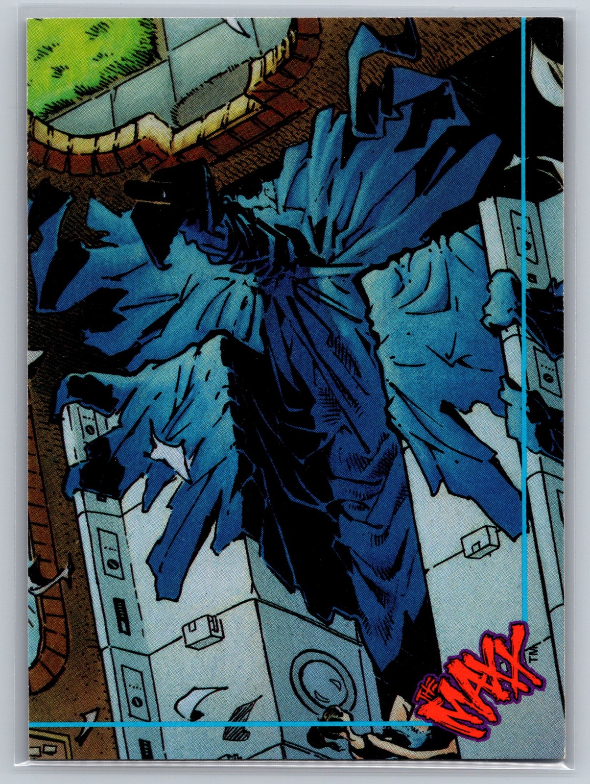 1993 Topps The Maxx #47 Cape Fear Mr Gone Semi-Sentient Cape Villain Card