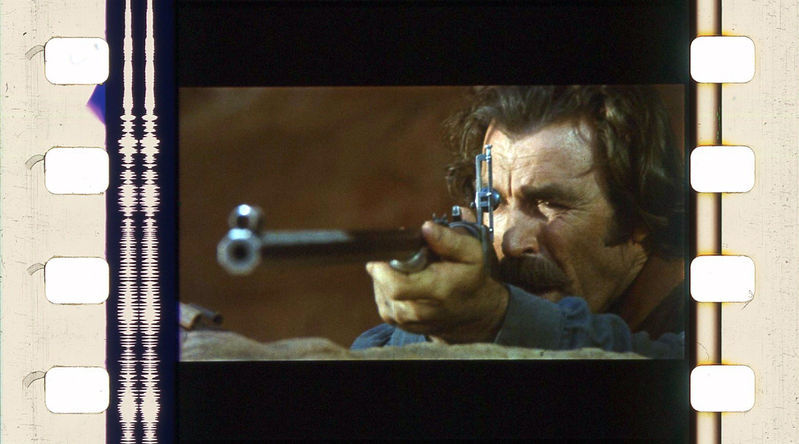 QUIGLEY DOWN UNDER great FLAT movie trailer on 35mm film 1990 (mm103)