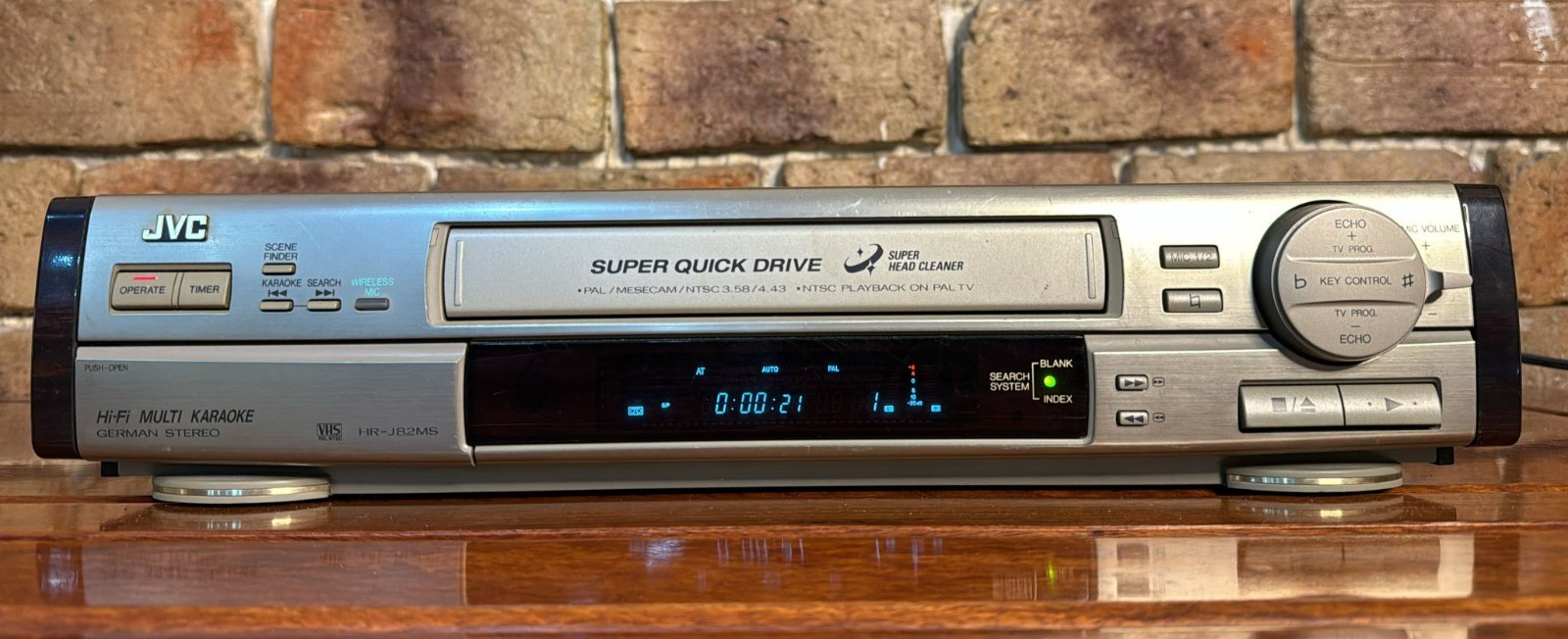 JVC HR-J82MS Hi-Fi VHS VCR Multi Karaoke PAL Tested Working Vintage Video Record