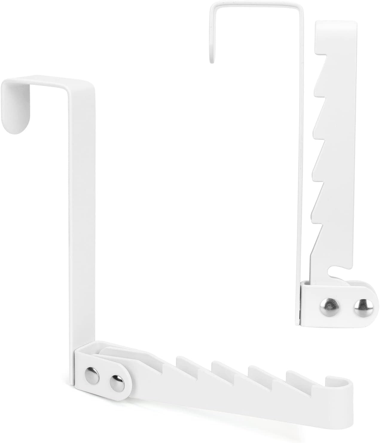 Over The Door Hooks Hanger, 2 Pack Collapsible Folding Over The Door Organizer R
