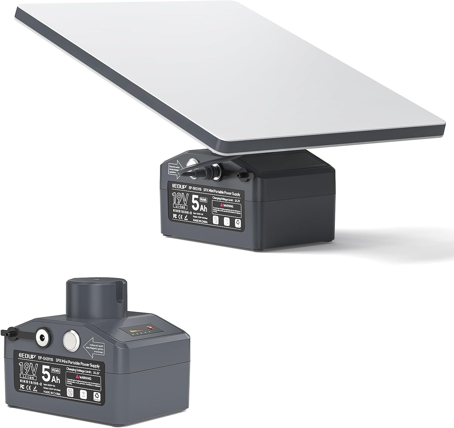 Starlink Mini 95Wh Battery Pack with Charger, 19V/5Ah Portable Power Supply with