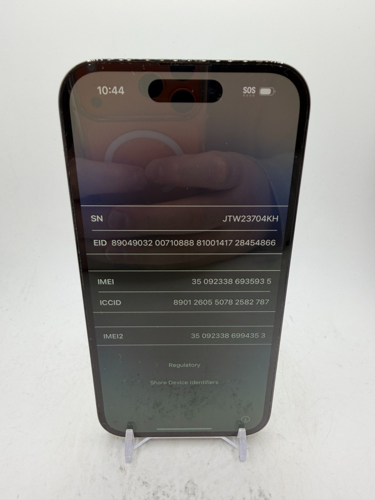 Apple iPhone 14 Pro - Black - 128GB - as-is for salvage/parts/disassembly