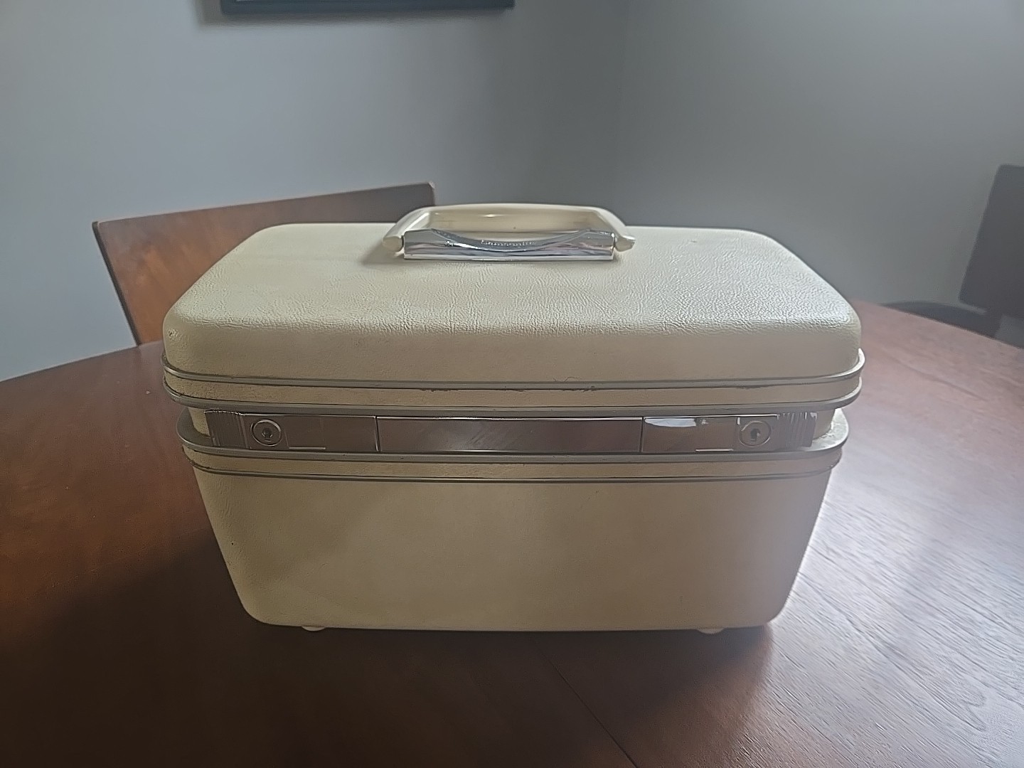 Vintage SAMSONITE Carry-On Suitcase 1960s Luggage Baggage Travel Case *NO KEY
