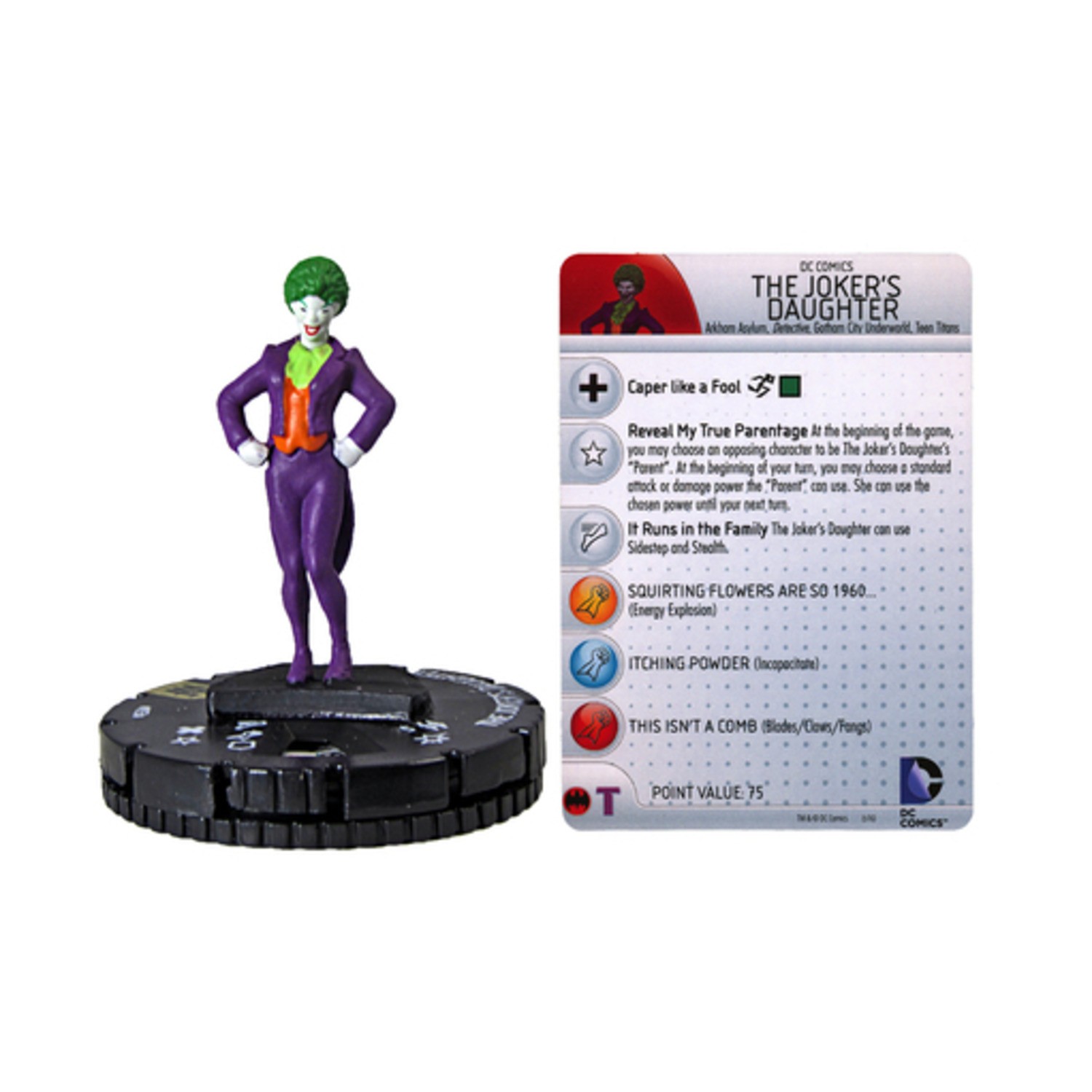 WizKids DC Heroclix World's Finest Joker's Daughter #053a NM