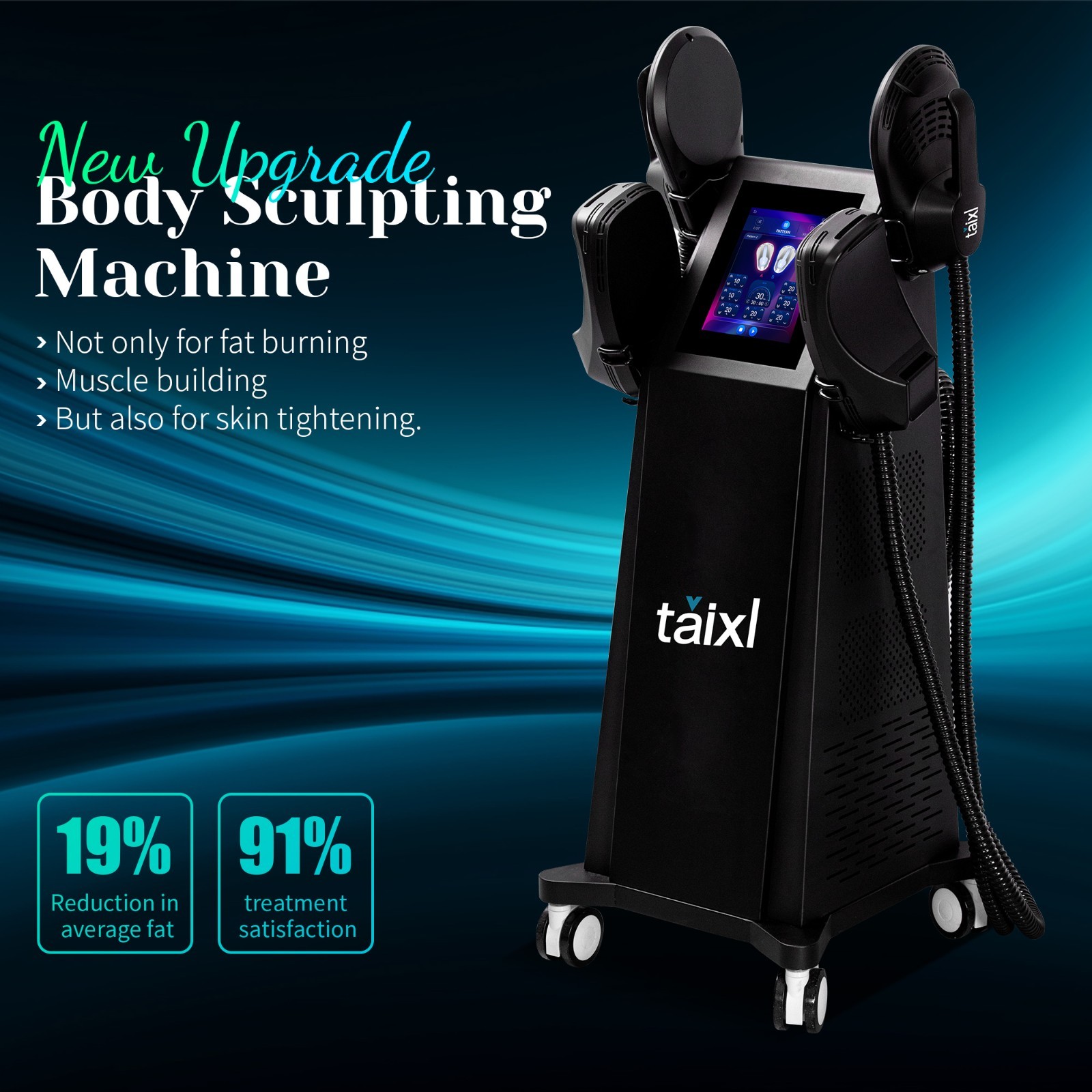2026 TAIXL HIEMT Body Slimming Build Muscles Machine Nova EMS Sculpting Mchine