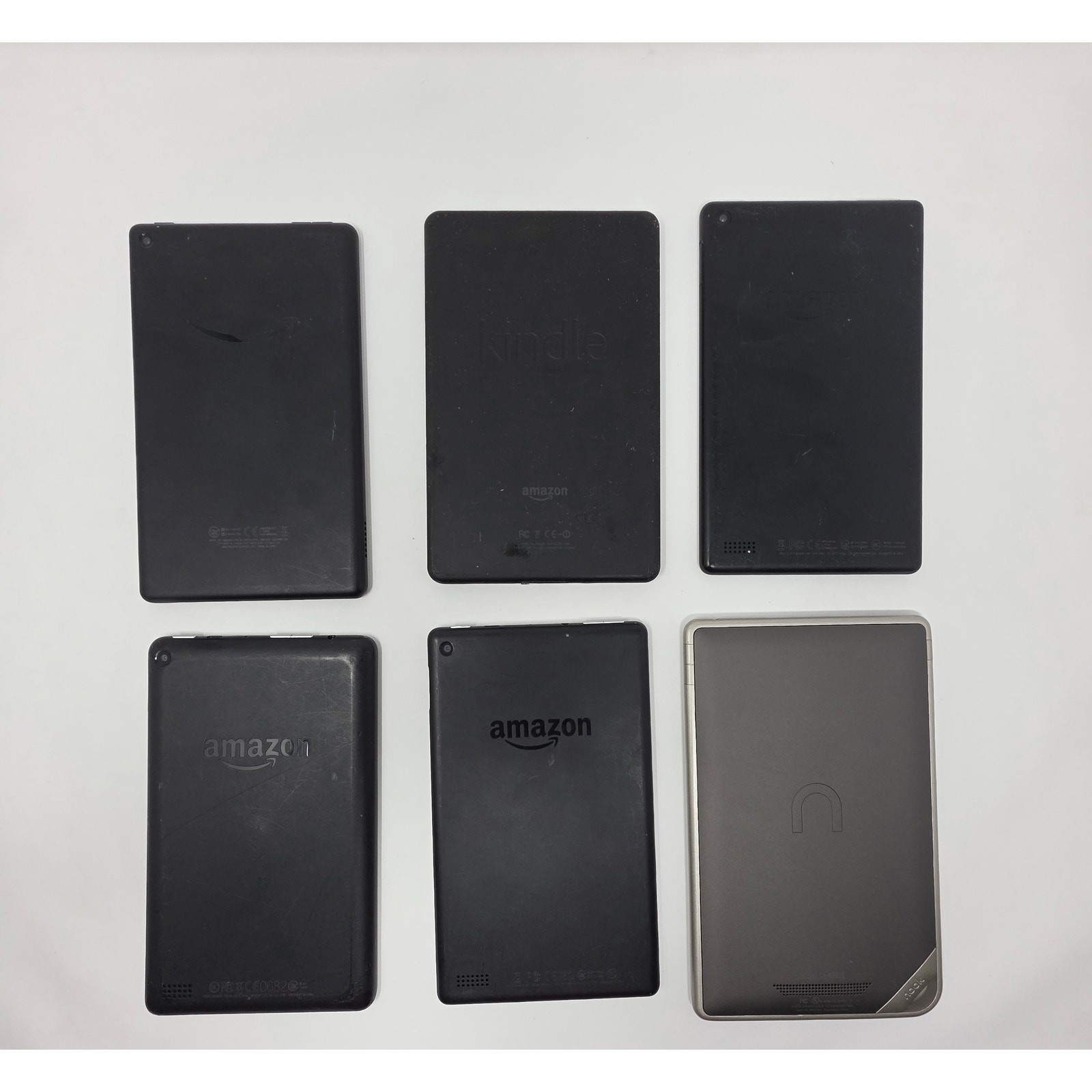Lot of 6 Amazon Tablets - For Parts