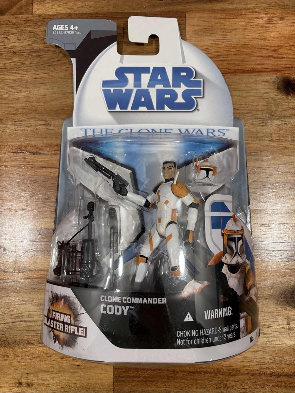 Hasbro Star Wars Clone Wars Animated No. 10 Clone Commander Cody Action Figure