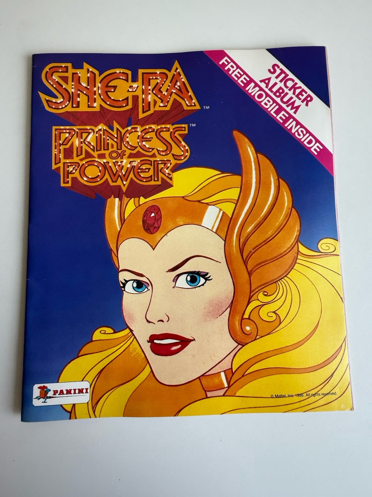 Vintage 1986 Panini She-Ra Princess Of Power Sticker Album UNUSED