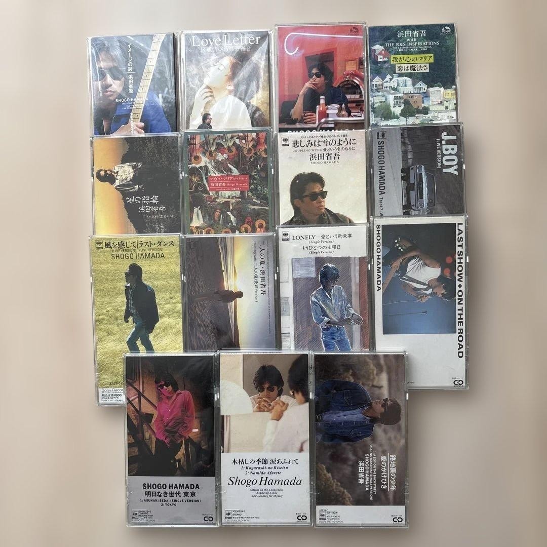 Shogo Hamada 8cm Single CD 15-Piece Set