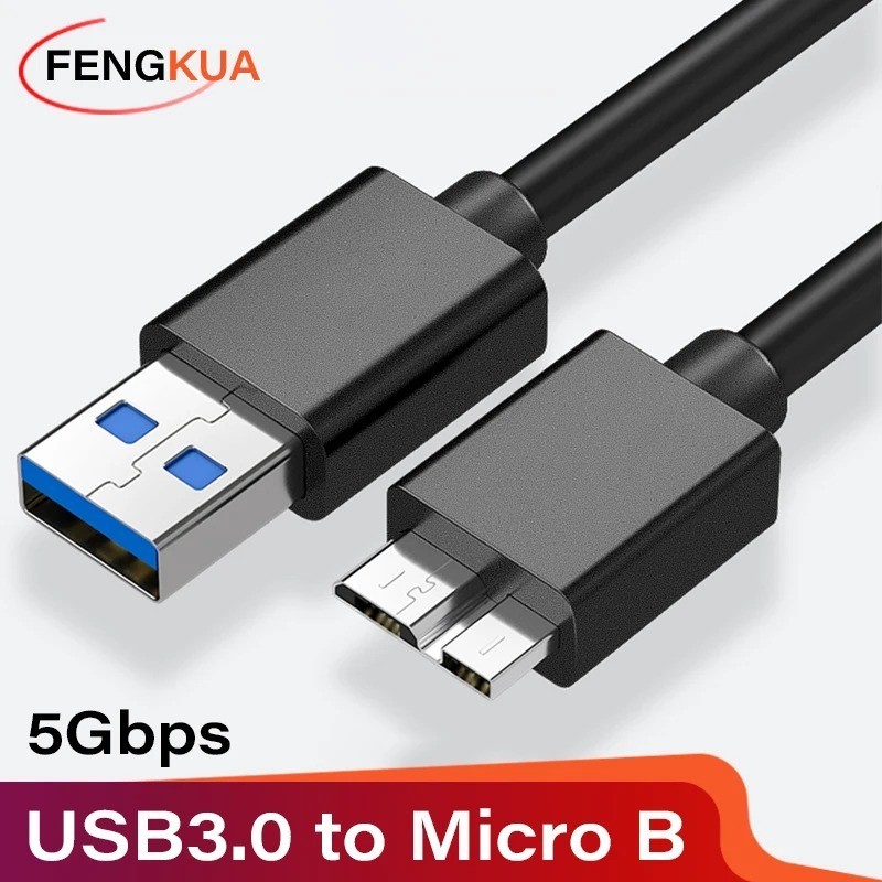 USB 3.0 Micro B Cable External Hard Drive HDD Cable WD Seagate Toshiba 1M