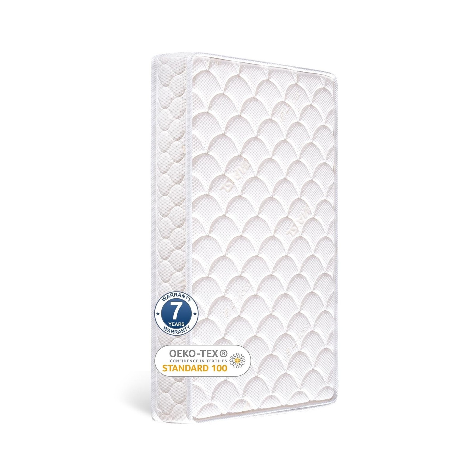 Tiankehan Dual-Sided Crib Toddler Mattress - 52" White Foam