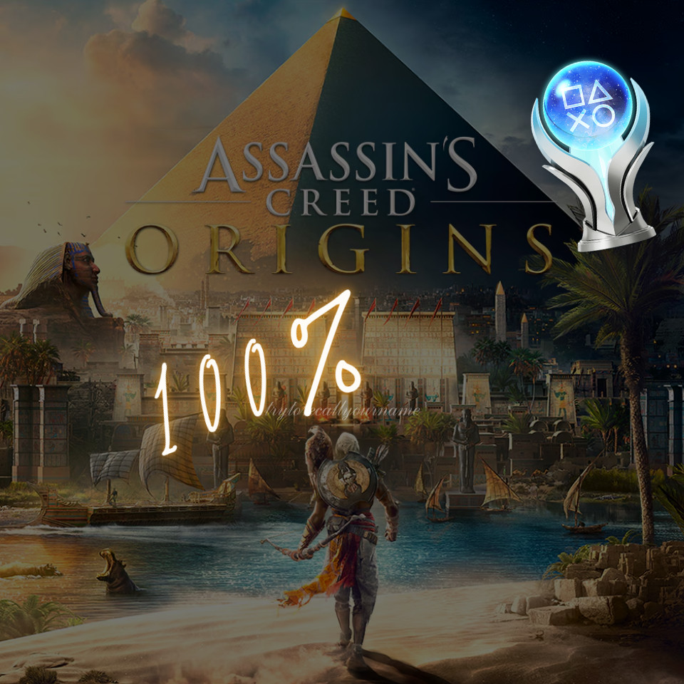 ASSASSIN'S CREED ORIGINS  + ALL DLC'S PS4/PS5 Platinum Trophy Service FAST LEGIT