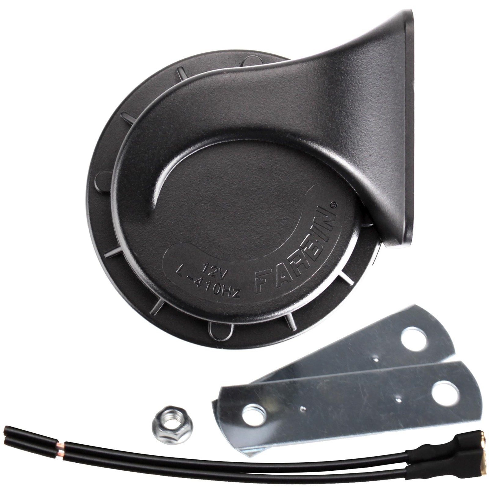 Compact Horn 12V Car Horn Loud LowTone 410HZ Waterproof Universal for Any 12V...