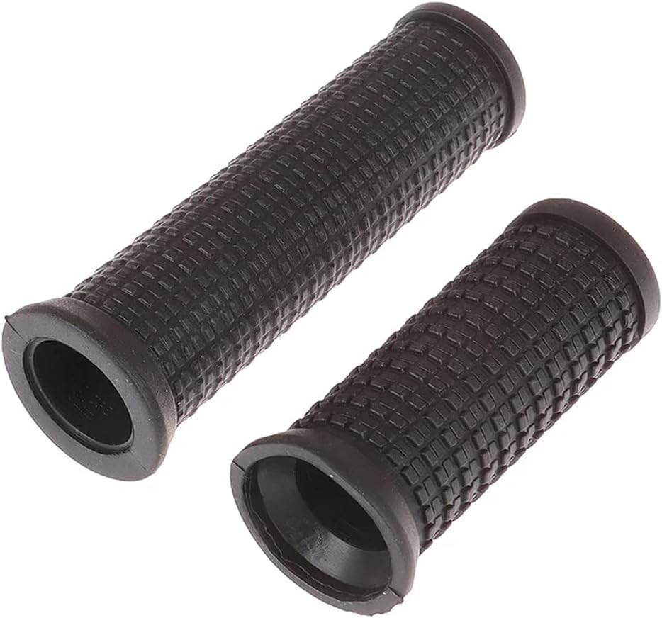 2PCS Bike Long/Short Handlebar Grips for Twising Shifter, Shockproof 1, Black 