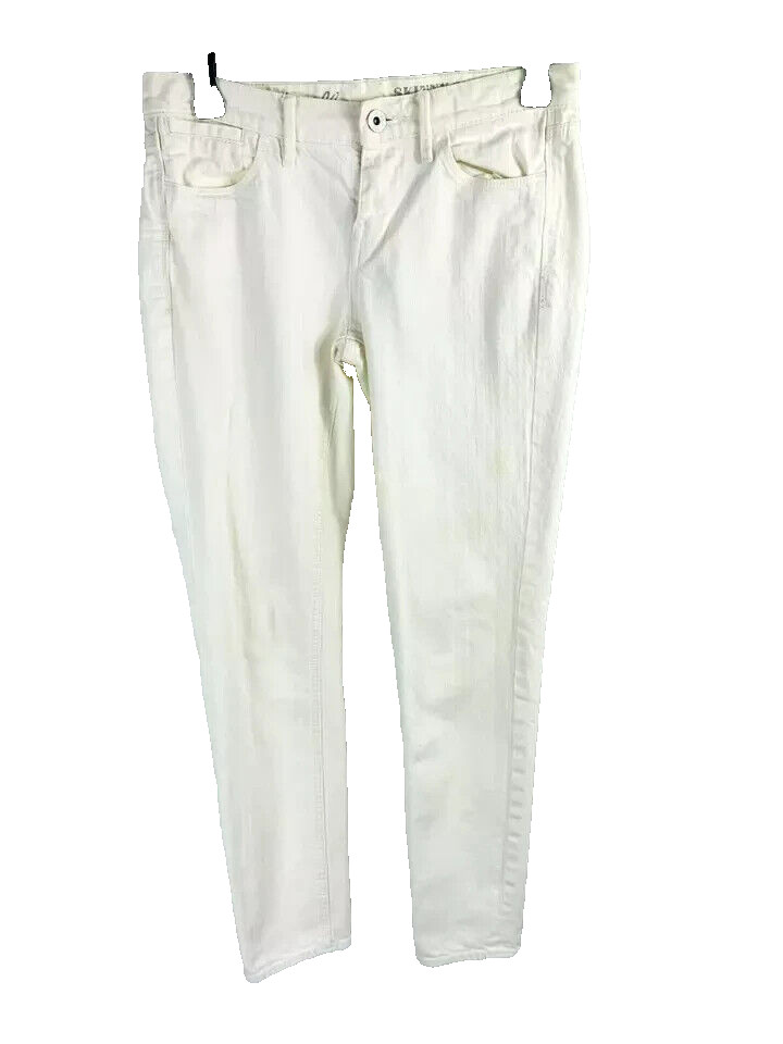 Madewell Skinny Ankle White Denim size 25