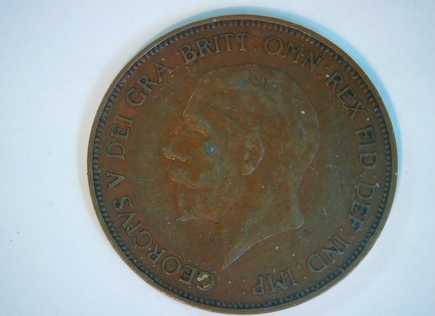 United Kingdom 1936 1 Penny George V Penny Coin