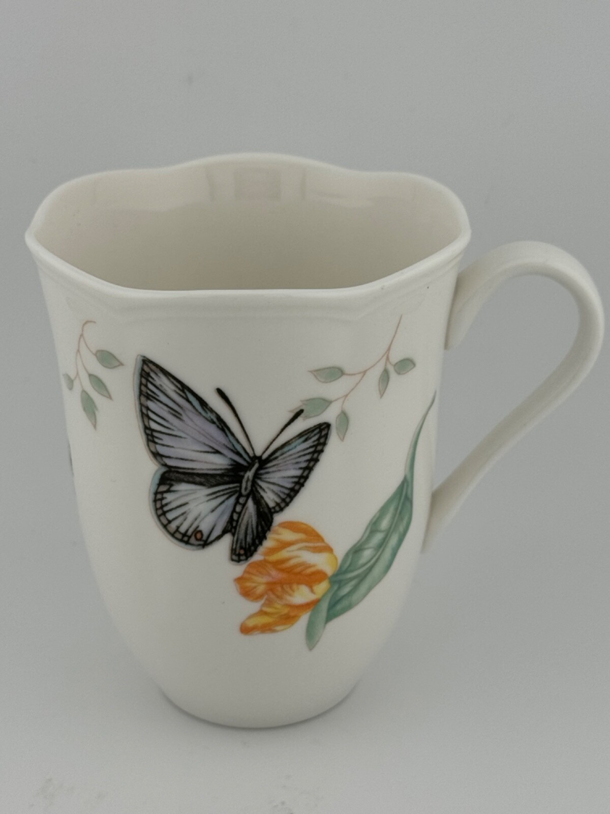 Lenox Eastern Tailed Blue Butterfly Coffee Mug Tea Cup Butterfly Meadows