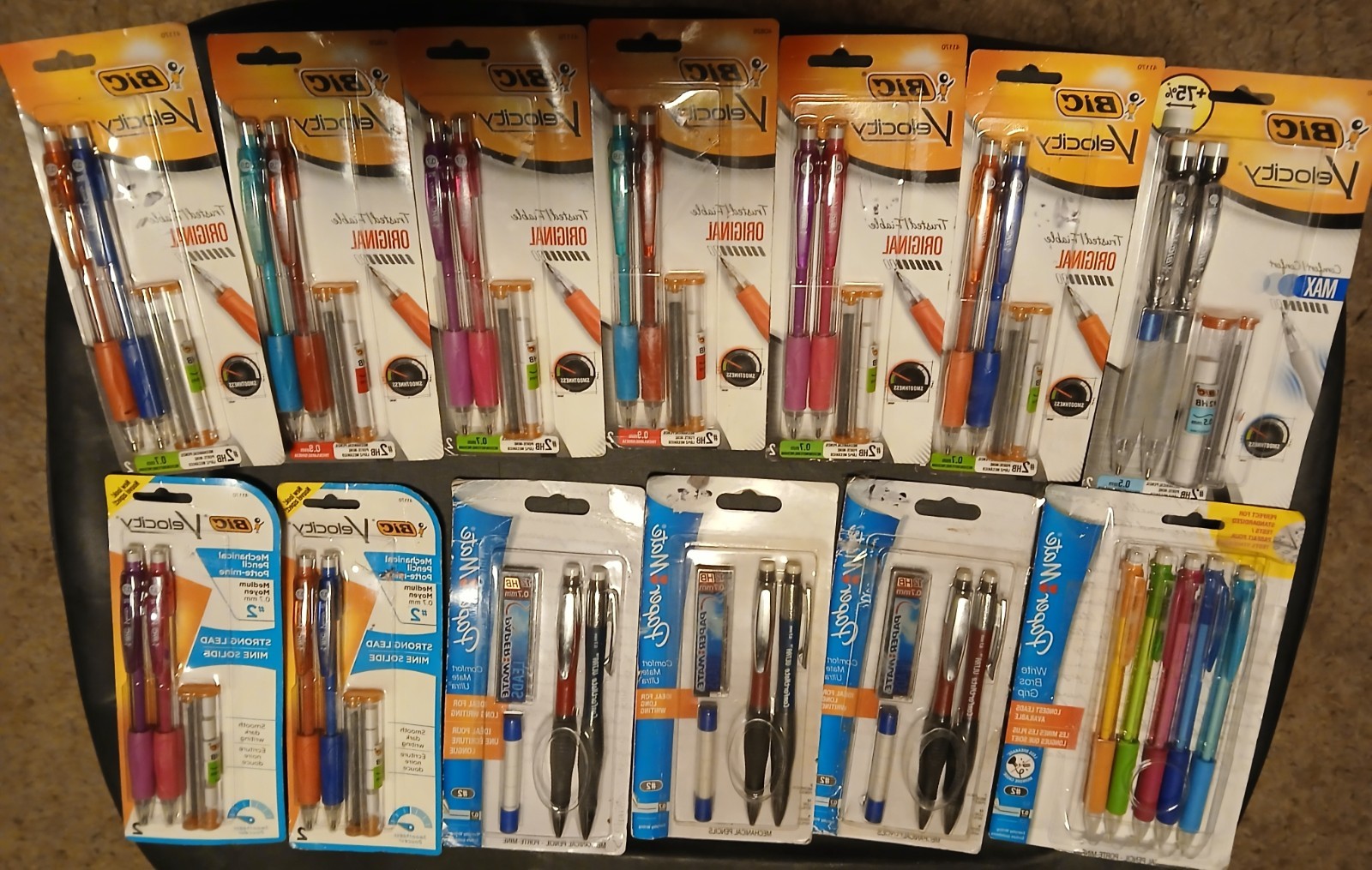 VINTAGE BIC & PAPERMATE Lot of 29 Mechanical Pencils 0.5mm 0.7mm 0.9mm BRAND NEW